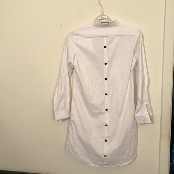 LNK Landscape White Dress Button Back Closure - Picture 7 of 8